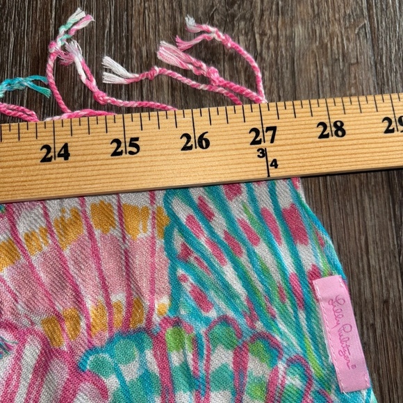 Lilly Pulitzer spring summer scarf beautiful - Picture 6 of 9